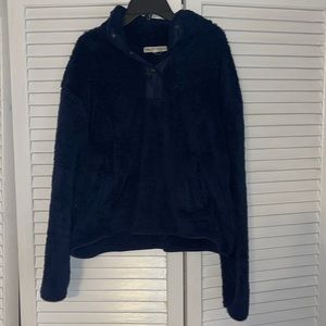 Fuzzy Dark blue Sweater